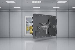 open gold depository vault